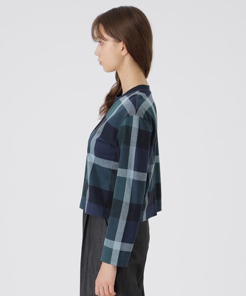 クレストブリッジチェックジャカードジャージープルオーバー（Tシャツ