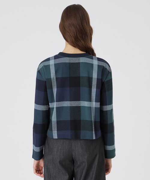 クレストブリッジチェックジャカードジャージープルオーバー（Tシャツ