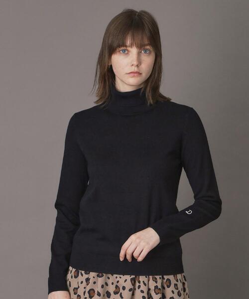 DRESSTERIOR(ドレステリア)の「【CLASSY.12月号/otonaMUSE11月号掲載】ウールブレンド天竺タートルニット(ニット/セーター・レディース・ダークグレー/レッド系/ライトベージュ/ブラック・40/38/36)」の1枚目の写真