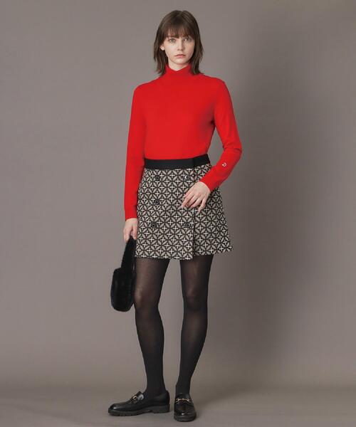 DRESSTERIOR(ドレステリア)の「【CLASSY.12月号/otonaMUSE11月号掲載】ウールブレンド天竺タートルニット(ニット/セーター・レディース・ダークグレー/レッド系/ライトベージュ/ブラック・40/38/36)」の6枚目の写真