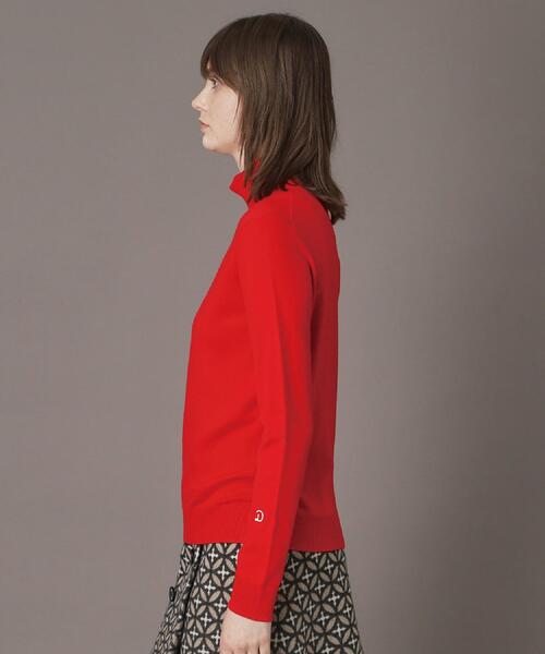 DRESSTERIOR(ドレステリア)の「【CLASSY.12月号/otonaMUSE11月号掲載】ウールブレンド天竺タートルニット(ニット/セーター・レディース・ダークグレー/レッド系/ライトベージュ/ブラック・40/38/36)」の8枚目の写真