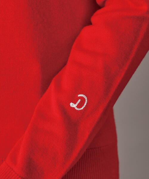 DRESSTERIOR(ドレステリア)の「【CLASSY.12月号/otonaMUSE11月号掲載】ウールブレンド天竺タートルニット(ニット/セーター・レディース・ダークグレー/レッド系/ライトベージュ/ブラック・40/38/36)」の11枚目の写真