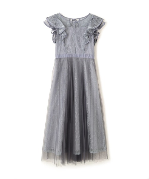 ◇ 配色パイピングレースワンピース（ワンピース）｜JILL by JILL