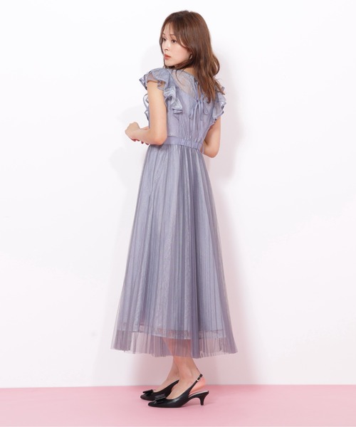 JILL by JILL STUART(ジルバイジルスチュアート)の「◇ 配色パイピングレースワンピース(ワンピース・レディース・グリーン/ブルー/グレー・MEDIUM/SMALL)」の7枚目の写真