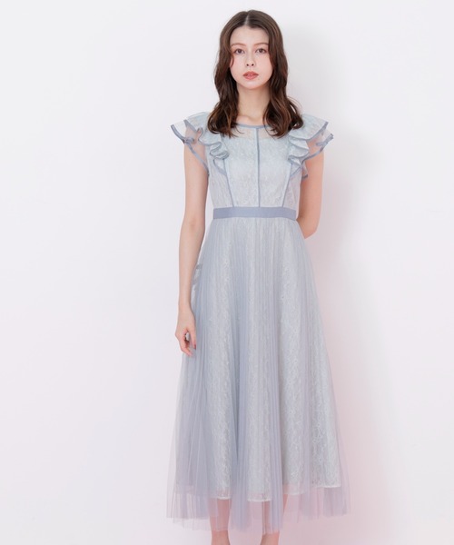 JILL by JILL STUART(ジルバイジルスチュアート)の「◇ 配色パイピングレースワンピース(ワンピース・レディース・グリーン/ブルー/グレー・MEDIUM/SMALL)」の16枚目の写真