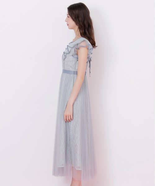 JILL by JILL STUART(ジルバイジルスチュアート)の「◇ 配色パイピングレースワンピース(ワンピース・レディース・グリーン/ブルー/グレー・MEDIUM/SMALL)」の19枚目の写真