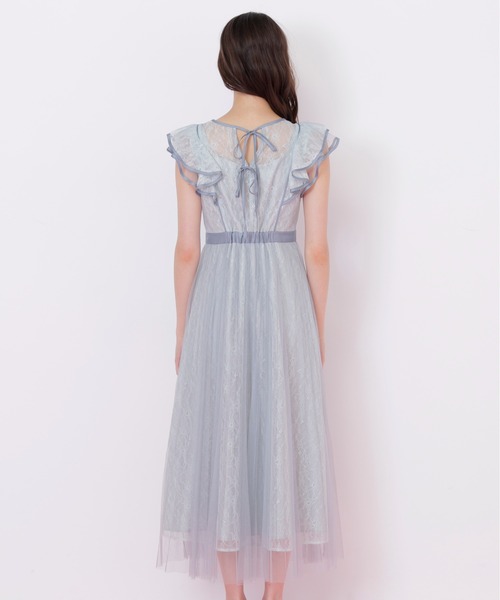 JILL by JILL STUART(ジルバイジルスチュアート)の「◇ 配色パイピングレースワンピース(ワンピース・レディース・グリーン/ブルー/グレー・MEDIUM/SMALL)」の20枚目の写真