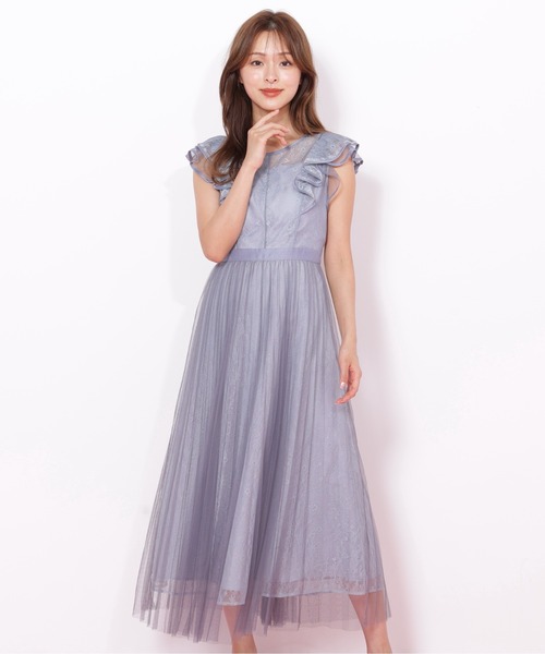 JILL by JILL STUART(ジルバイジルスチュアート)の「◇ 配色パイピングレースワンピース(ワンピース・レディース・グリーン/ブルー/グレー・MEDIUM/SMALL)」の8枚目の写真