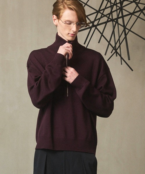 MAISON SPECIAL プライムニットハーフジップ　美品　サイズ2 MAISON SPECIAL（メゾンスペシャル）の「《UNISEX》Double-Face Knit