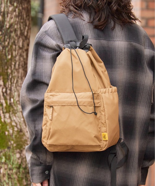 KELTY（ケルティ）の「KELTY/ケルティ 80's KINCHAKU DAYPACK バックパック（バックパック/リュック・メンズ・ブラック/モカ/グレー・FREE）」の17枚目の写真