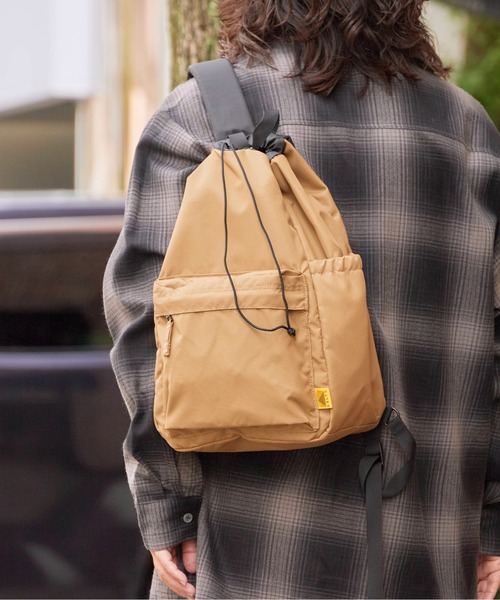 KELTY（ケルティ）の「KELTY/ケルティ 80's KINCHAKU DAYPACK バックパック（バックパック/リュック・メンズ・ブラック/モカ/グレー・FREE）」の21枚目の写真