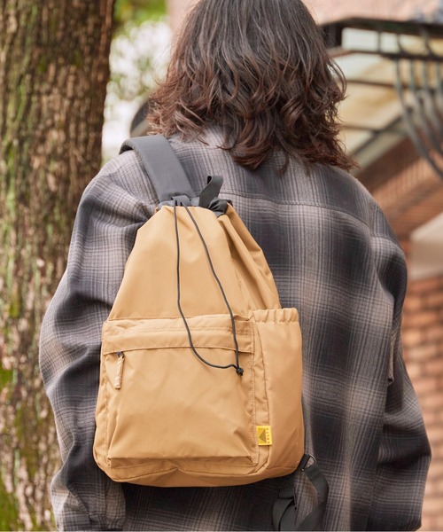 KELTY（ケルティ）の「KELTY/ケルティ 80's KINCHAKU DAYPACK バックパック（バックパック/リュック・メンズ・ブラック/モカ/グレー・FREE）」の16枚目の写真