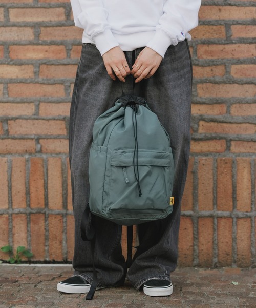 KELTY（ケルティ）の「KELTY/ケルティ 80's KINCHAKU DAYPACK バックパック（バックパック/リュック・メンズ・ブラック/モカ/グレー・FREE）」の20枚目の写真
