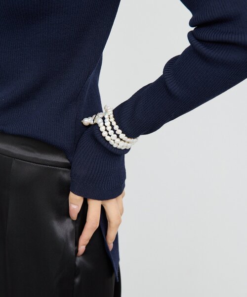 GALLARDAGALANTE（ガリャルダガランテ）の「【EO】パールネックレス／別注（ネックレス・レディース・シルバー・FREE）」の4枚目の写真