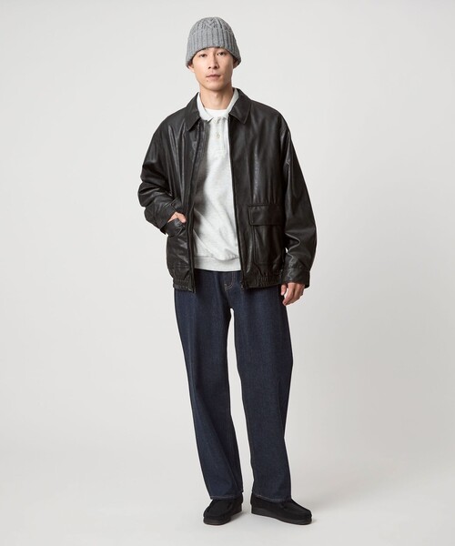 セール】A2 レザーライク ブルゾン（ブルゾン）｜green label relaxing