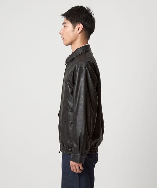 セール】A2 レザーライク ブルゾン（ブルゾン）｜green label relaxing