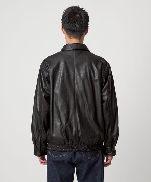 セール】A2 レザーライク ブルゾン（ブルゾン）｜green label relaxing