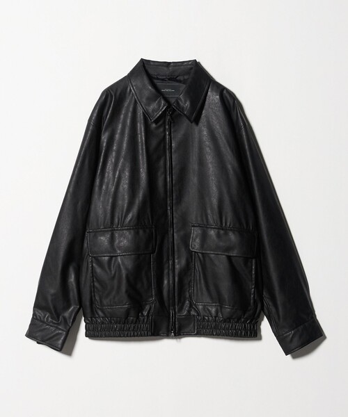 セール】A2 レザーライク ブルゾン（ブルゾン）｜green label relaxing