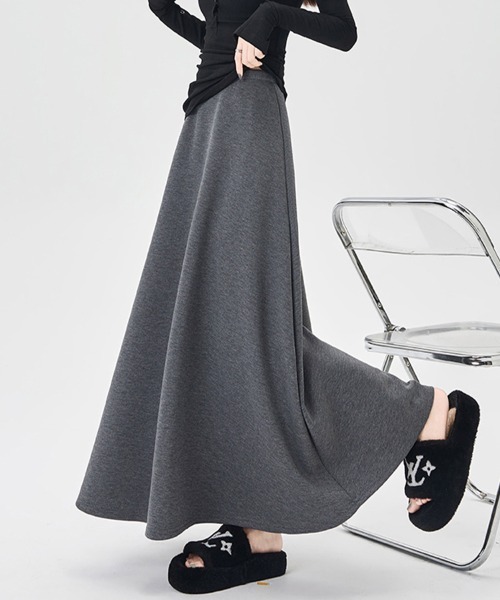 セール】Aラインスエットロングスカート（スカート）｜ReRe