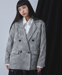 ELUNIS | ジャカードダブルテーラードジャケット(テーラードジャケット)