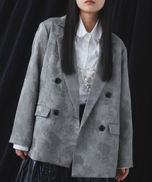 ELUNIS（エルニス）の「ジャカードダブルテーラードジャケット（テーラードジャケット）」