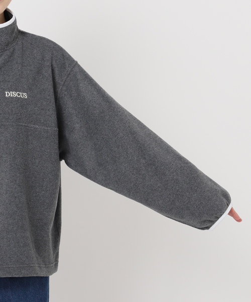 DISCUS（ディスカス）の「DISCUS ATHLETIC/ディスカス アスレチック 別注 フリースプルオーバー（Tシャツ/カットソー・レディース・ピンク/グリーン/チャコールグレー/ブルー・FREE）」の19枚目の写真