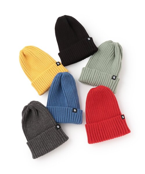 GLAZOS（グラソス）の「【SKIT0LY】リブニットキャップ（ニットキャップ/ビーニー・キッズ・カーキ/ブラック/ブルー/イエロー/チャコール/レッド・F）」の10枚目の写真