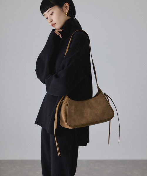 アダムエロペ（ADAM ET ROPE’）/【サステナブル】サイドコードショルダーバッグ セール】【サステナブル】サイドコードショルダーバッグ（ショルダー