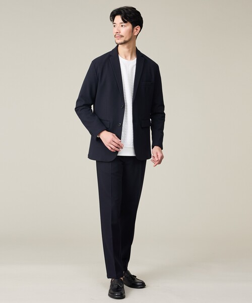 ABAHOUSE GRAY（アバハウスグレイ）の「【ソフトタッチ】フクレジャガード 千鳥柄 長袖Tシャツ（Tシャツ/カットソー・メンズ・モカ/ホワイト/ブラック/グレイッシュベージュ・46/48）」の15枚目の写真