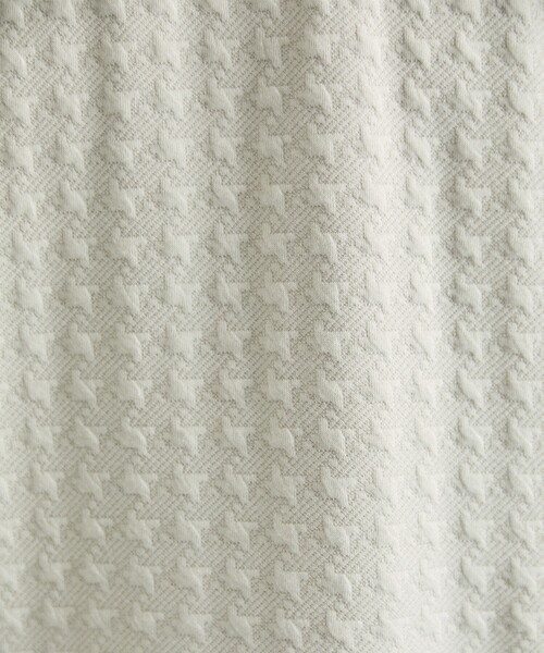 ABAHOUSE GRAY（アバハウスグレイ）の「【ソフトタッチ】フクレジャガード 千鳥柄 長袖Tシャツ（Tシャツ/カットソー・メンズ・モカ/ホワイト/ブラック/グレイッシュベージュ・46/48）」の19枚目の写真