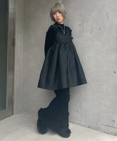 Candy Stripper（キャンディストリッパー）の「DECORATE RIBBON FLARE パンツ（その他パンツ・レディース・ブラック/アイボリー/ラベンダー/ピンク・FREE）」の17枚目の写真