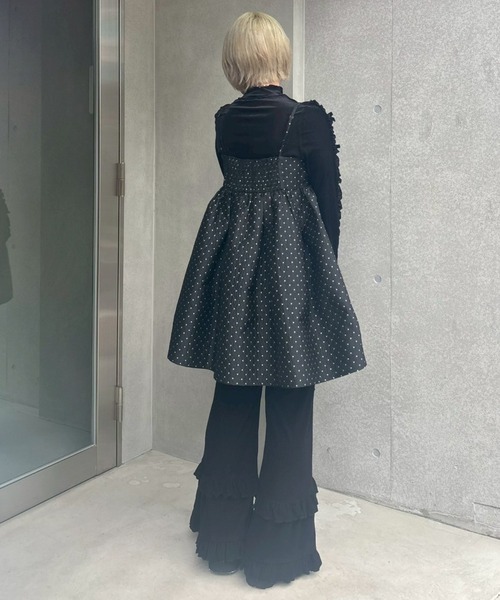 Candy Stripper（キャンディストリッパー）の「DECORATE RIBBON FLARE パンツ（その他パンツ・レディース・ブラック/アイボリー/ラベンダー/ピンク・FREE）」の18枚目の写真