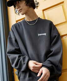 THRASHER(スラッシャー)のTHRASHER/スラッシャー 別注 LOGO CREW BACK PRINT SWEAT(限定展開)(スウェット)