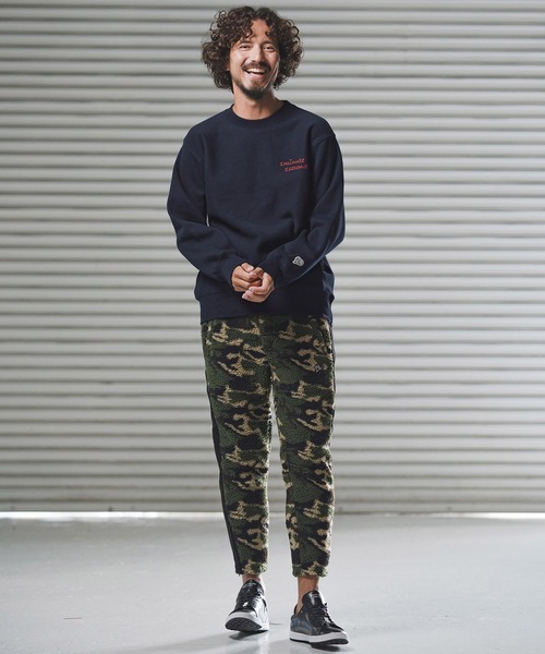 1minute 1second（ワンミニットワンセカンド）の「msw1781-12oz heavy weight sweatshirt with cursive embroidery トレーナー(1M25F260)（スウェット・メンズ・ネイビー/アッシュ/ブラック・XL/L/M/S）」の20枚目の写真