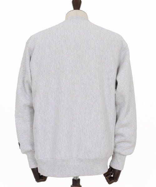 1minute 1second（ワンミニットワンセカンド）の「msw1781-12oz heavy weight sweatshirt with cursive embroidery トレーナー(1M25F260)（スウェット・メンズ・ネイビー/アッシュ/ブラック・XL/L/M/S）」の8枚目の写真