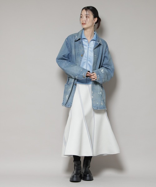 Lee（リー）の「Lee/VINTAGE LOCO JACKET（カバーオール・レディース・ブルー・M/L）」の11枚目の写真