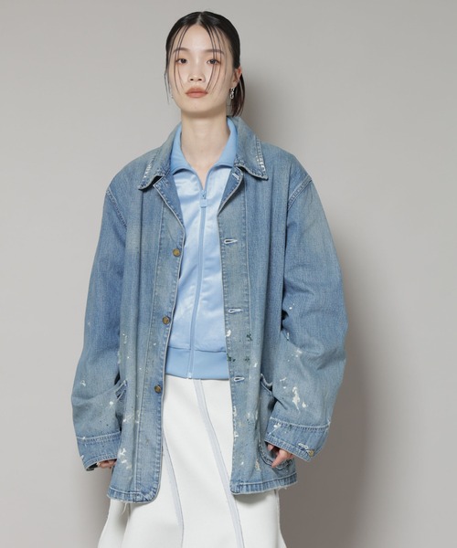 Lee（リー）の「Lee/VINTAGE LOCO JACKET（カバーオール・レディース・ブルー・M/L）」の5枚目の写真