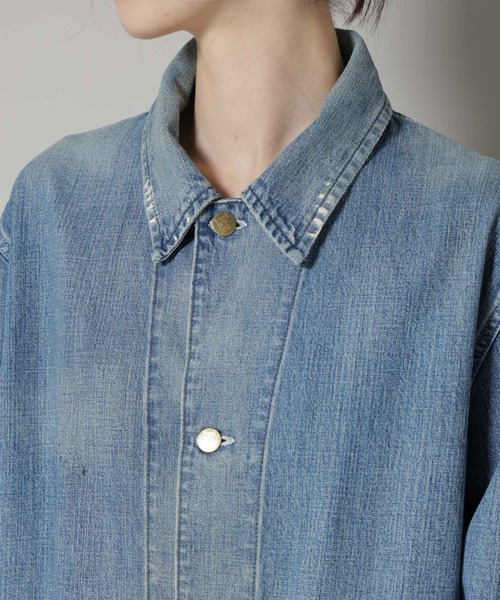 Lee（リー）の「Lee/VINTAGE LOCO JACKET（カバーオール・レディース・ブルー・M/L）」の15枚目の写真