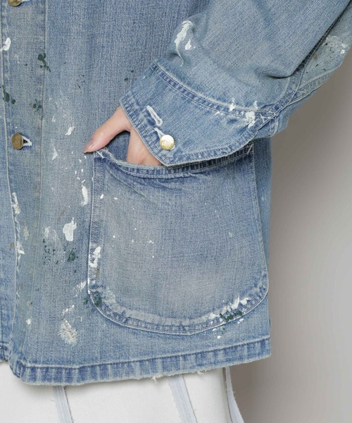 Lee（リー）の「Lee/VINTAGE LOCO JACKET（カバーオール・レディース・ブルー・M/L）」の17枚目の写真