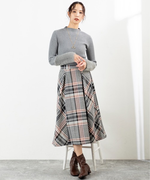 MILLION CARATS（ミリオンカラッツ）の「フェザースリーブニット（ニット/セーター・レディース・ライトグレー/ブラウン/ブラック・FREE）」の8枚目の写真