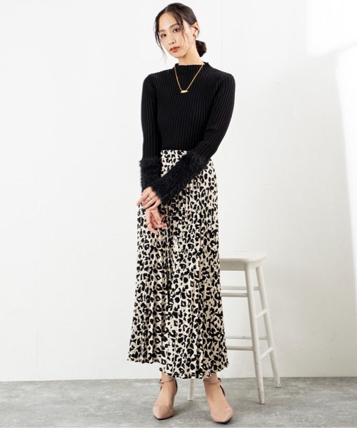 MILLION CARATS（ミリオンカラッツ）の「フェザースリーブニット（ニット/セーター・レディース・ライトグレー/ブラウン/ブラック・FREE）」の13枚目の写真