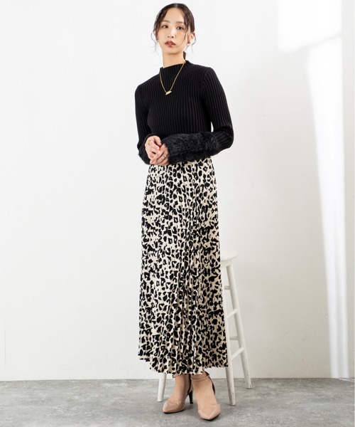 MILLION CARATS（ミリオンカラッツ）の「フェザースリーブニット（ニット/セーター・レディース・ライトグレー/ブラウン/ブラック・FREE）」の16枚目の写真