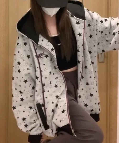 希少！Abbey Dawn 星柄スカル パーカー M Y2K 2026年最新】abbey dawn