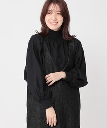 studio CLIP | リブモックネックブラウス(シャツ/ブラウス)