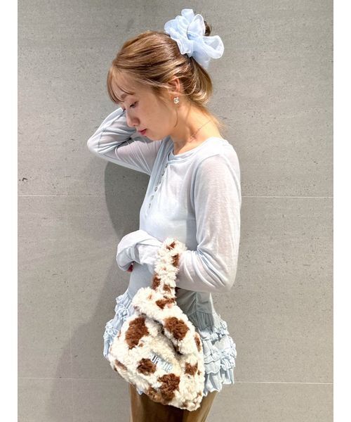 FURFUR（ファーファー）の「裾フリルジャージートップス（Tシャツ/カットソー・レディース・その他/グレー/ホワイト/ライトブルー・F）」の21枚目の写真