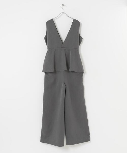 URBAN RESEARCH Sonny Label（アーバンリサーチサニーレーベル）の「ペプラムオールインワン（その他パンツ・レディース・ブラック/グレー・36/38）」の20枚目の写真
