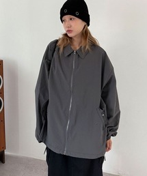 【UNISEX】ストリング ジップアップ ナイロン ジャケット