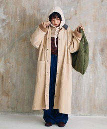 Crisp | コーデュロイバルカラーコート(ステンカラーコート)
