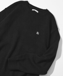 Firsthand（ファーストハンド）の「MA Firsthand/マ ファーストハンド MA ベーシックロゴ刺繍 プルオーバーニット（ニット/セーター）」