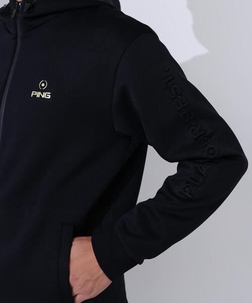 PING(ピン)の「【PING APPAREL】全方向ストレッチRENUキルトダンボールジャージフルジップフーディー <GOLD> (MENS)(スウェット・メンズ・ネイビー/ブラック/ホワイト・M/LL1/S/L/LL)」の21枚目の写真